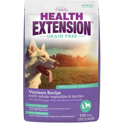 Health Extension Grain Free Venison Dry Dog Food Health Extension