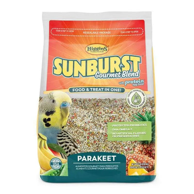 Higgins Sunburst Gourmet Blend Parakeet Food 2 Lbs Higgins