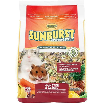 Higgins Sunburst Gourmet Hamster & Gerbil Food. 2.5 Lbs Higgins