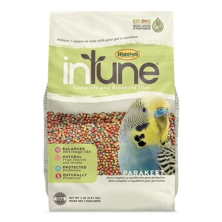 Higgins inTune Parakeet Food 2 Lbs Higgins