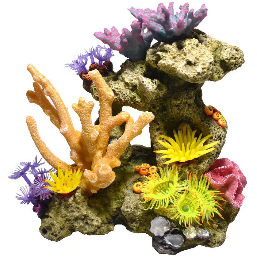 Hikari USA Marine Series Coral Cliff Resin Ornament 8.8 in Hikari USA