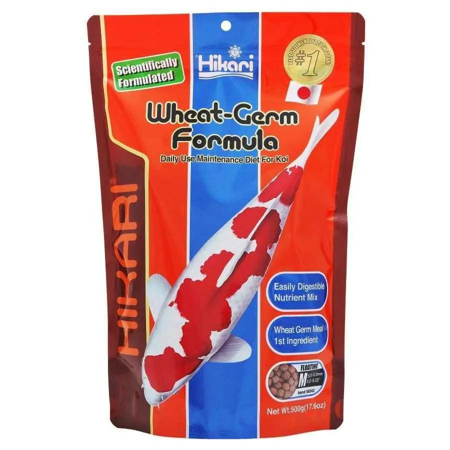 Hikari USA Wheat-Germ Floating Pellet Fish Food for Koi, Goldfish and Other Pond Fishes Hikari USA