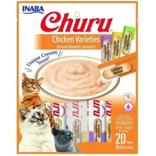 Inaba Churu Chicken Varieties Creamy Cat Treat Inaba LMP