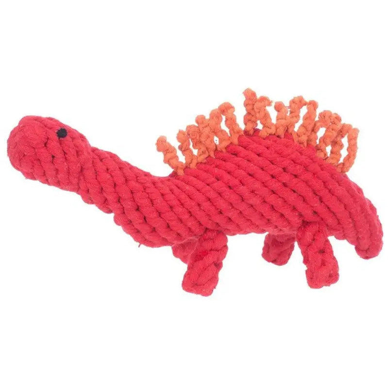 Jax & Bones Stew the Stegosaurus Rope Dog Toy Jax & Bones