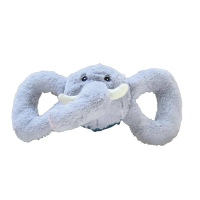 Jolly Pet Tug-a-Mals Elephant Dog Toy Grey Jolly Pets