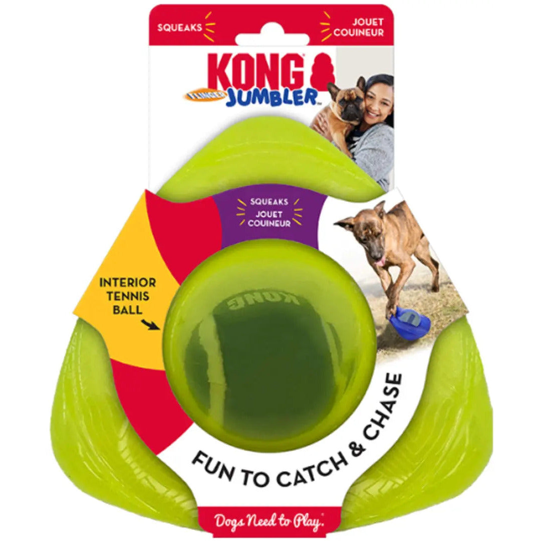 KONG Jumbler Flinger Dog Toy Assorted Kong