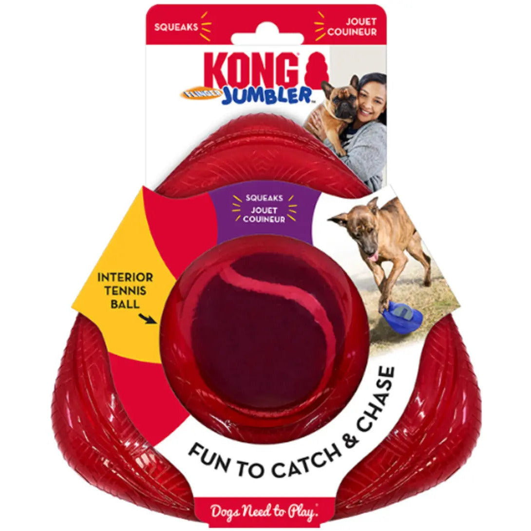 KONG Jumbler Flinger Dog Toy Assorted Kong