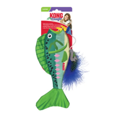 KONG Wrangler Angler Fish Cat Toy Kong