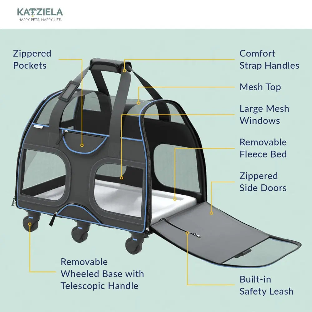 Katziela Luxury Rider Dog & Cat Carrier Katziela