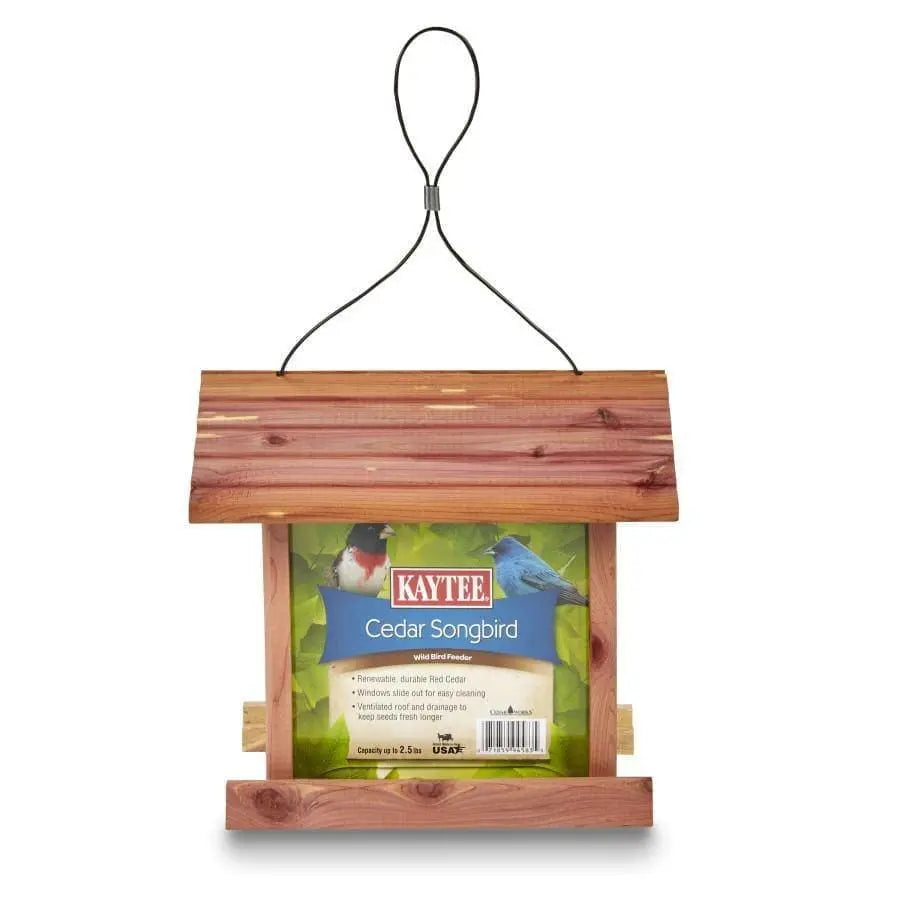 Kaytee Cedar Songbird Wild Bird Feeder 1ea/7.25 in X 10 in X 9.25 in Kaytee®