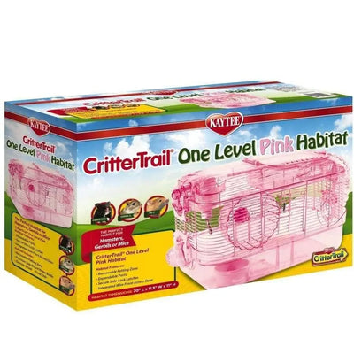 Kaytee CritterTrail One Level Habitat Pink Edition 1ea/20 in X 11.5 in X 11 in Kaytee® CPD