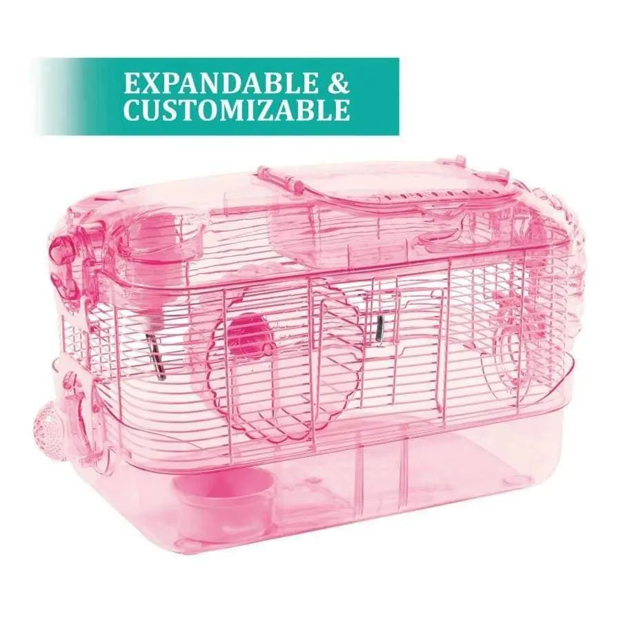 Kaytee CritterTrail One Level Habitat Pink Edition 1ea/20 in X 11.5 in X 11 in Kaytee® CPD