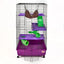 Kaytee My First Home Deluxe 2X2 Multi-Level Pet Home With Casters 24 in X 24 in X 41.5 in Kaytee® CPD