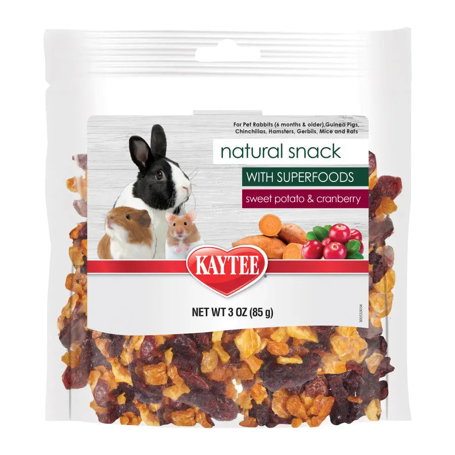 Kaytee Natural Snack with Superfoods Sweet Potato & Cranberry Kaytee