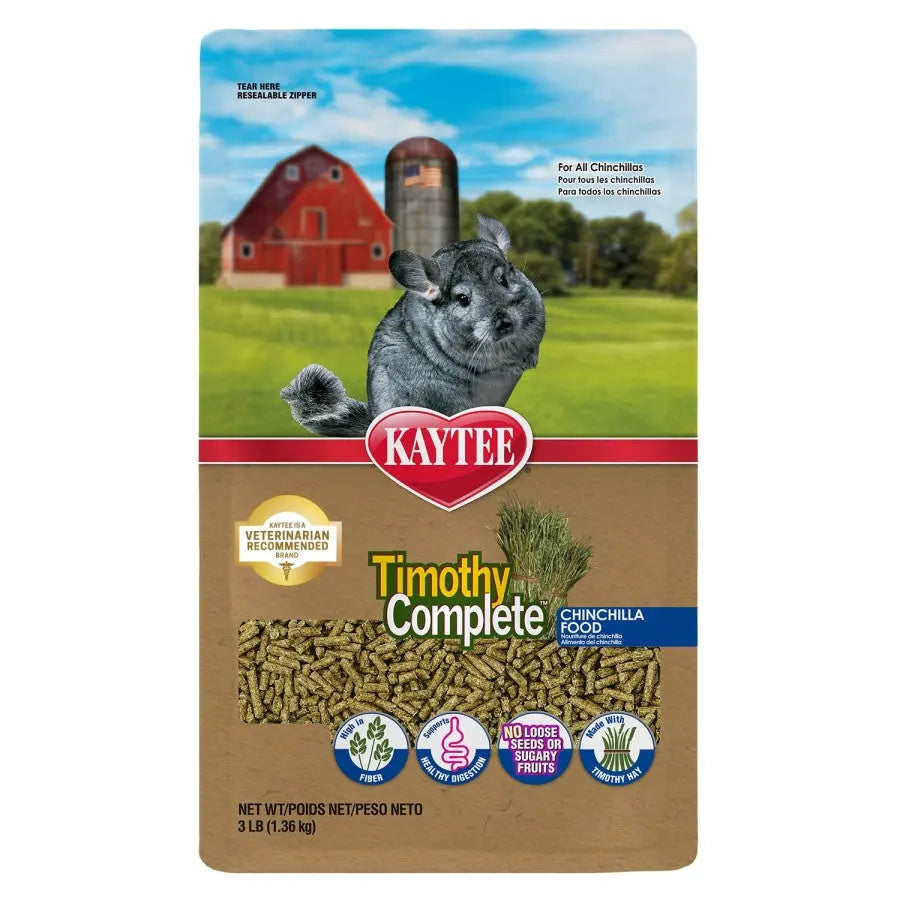 Kaytee Timothy Complete Chinchilla Food 3 lb Kaytee