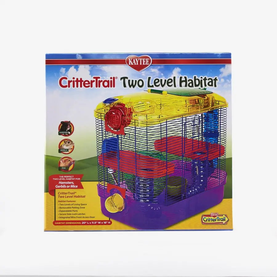 Kaytee® CritterTrail® 2-Level Habitat for Small Animal Multicolor 11.5 X 20 X 16 Inch Kaytee®