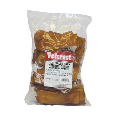 Lennox® USA Flavored-Stain Free Rawhide Hickory Chip Bag Dog Treats 1 Lbs Lennox®