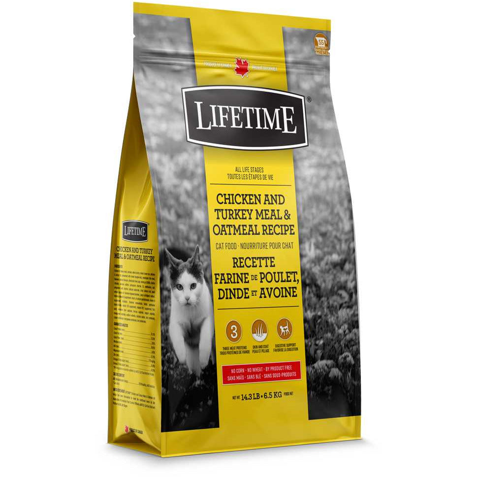 Lifetime Chicken, Turkey & Oatmeal Cat Recipe Lifetime