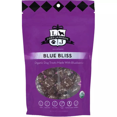 Lord Jameson Blue Bliss Vegan Organic Dog Treats 6oz Lord Jameson