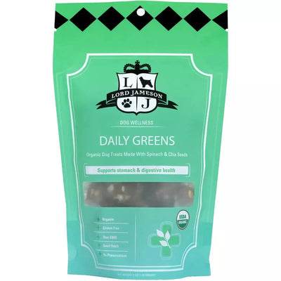 Lord Jameson Daily Greens Organic Dog Treats 6oz Lord Jameson