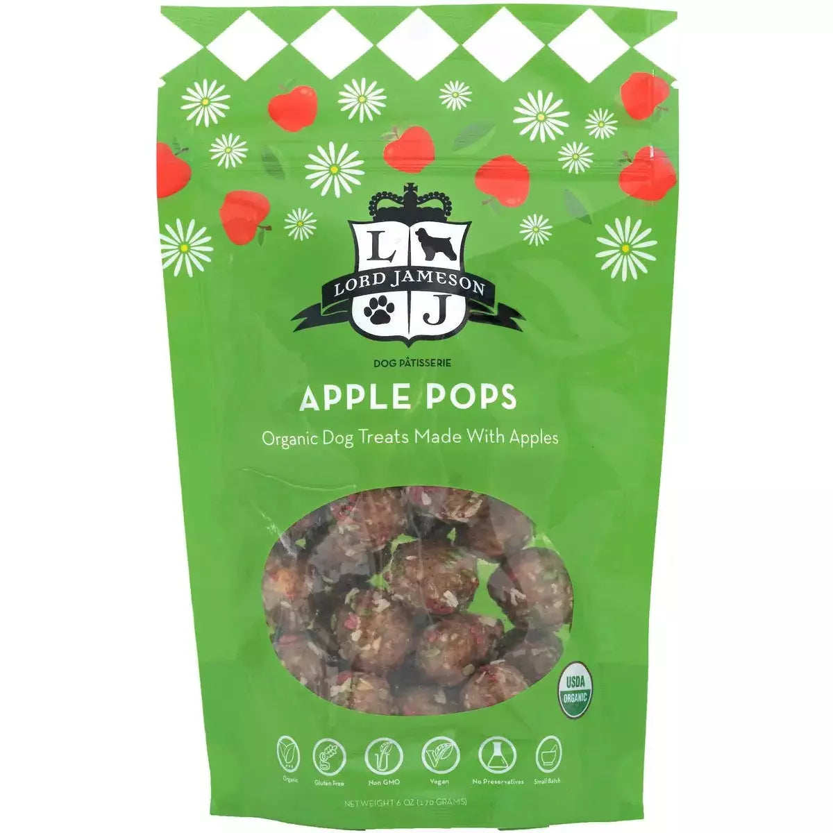 Lord Jameson Organic Apple Dog Treats 6oz Lord Jameson