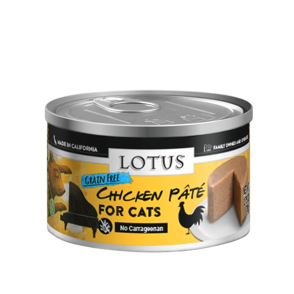 Lotus Chicken Pate Grain-Free Canned Cat Food Lotus