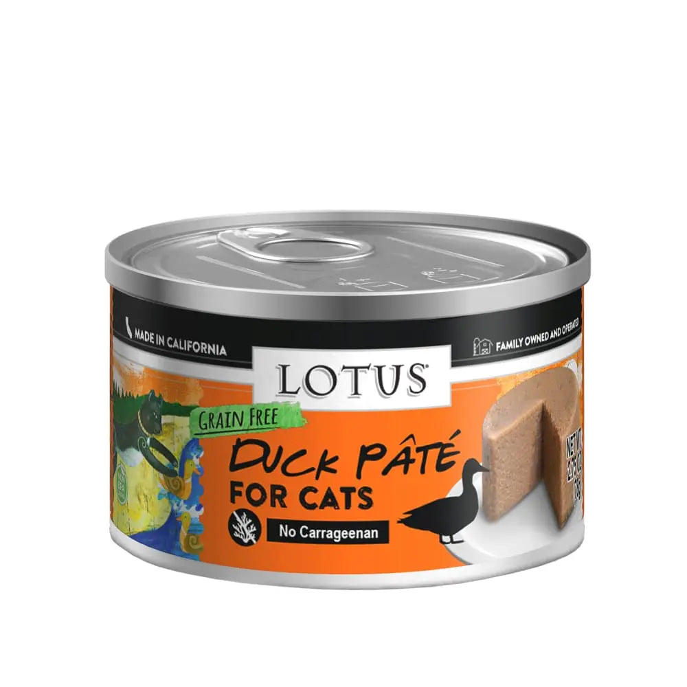 Lotus Duck Pate Grain-Free Canned Cat Food Lotus