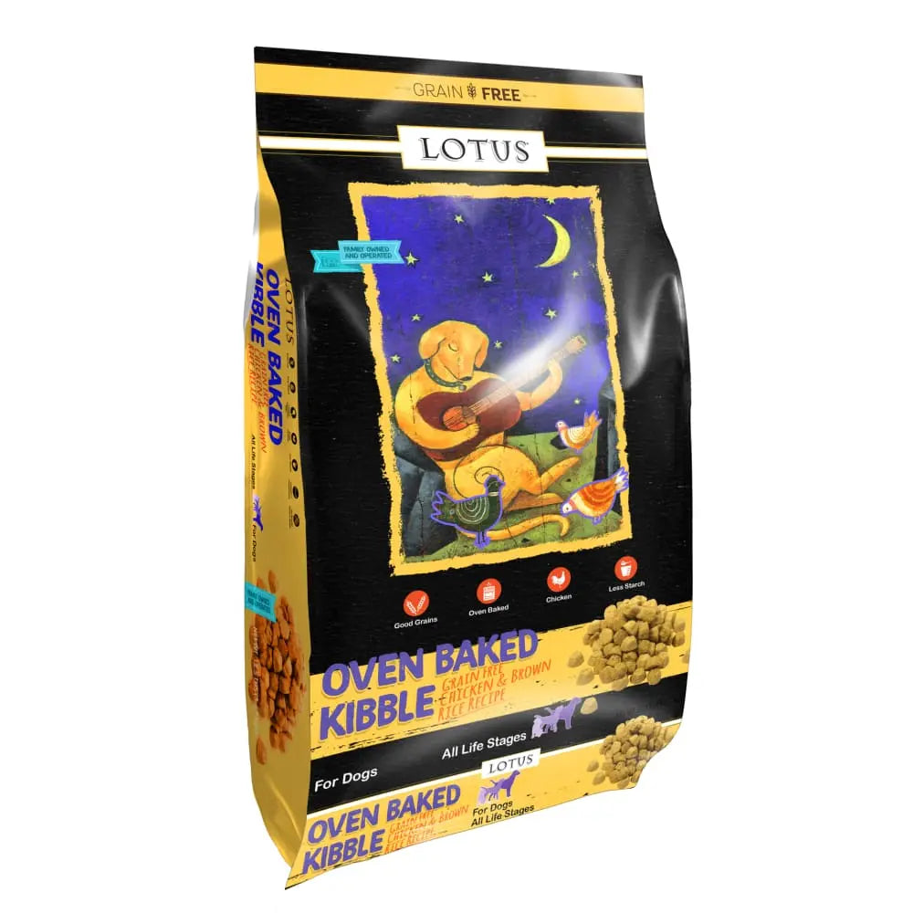 Lotus Good Grains Chicken Recipe Oven-Baked Adult Dry Dog Food Lotus