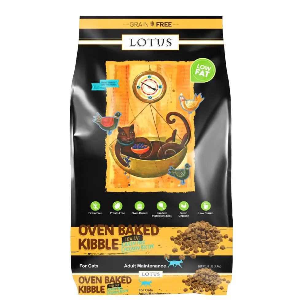 Lotus Low-Fat Chicken Grain-Free Recipe Dry Cat Food Lotus