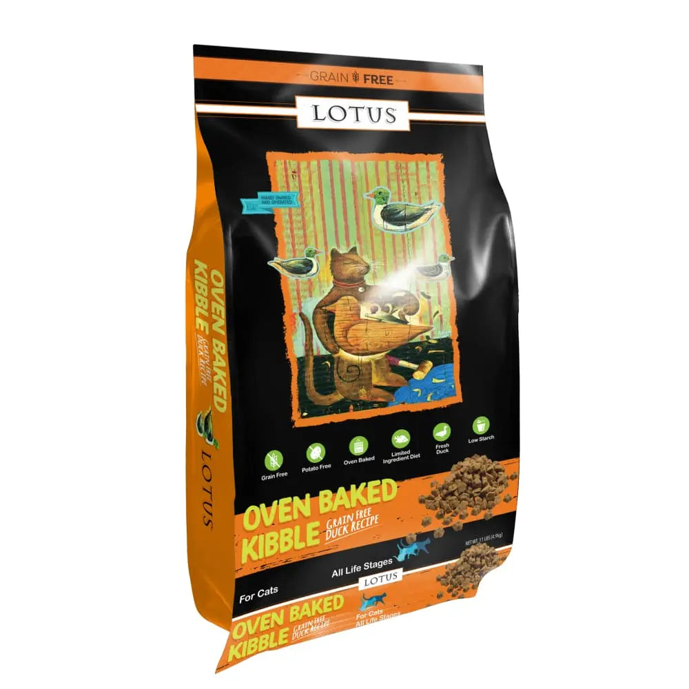 Lotus Oven-Baked Duck Recipe Grain-Free Dry Cat Food Lotus