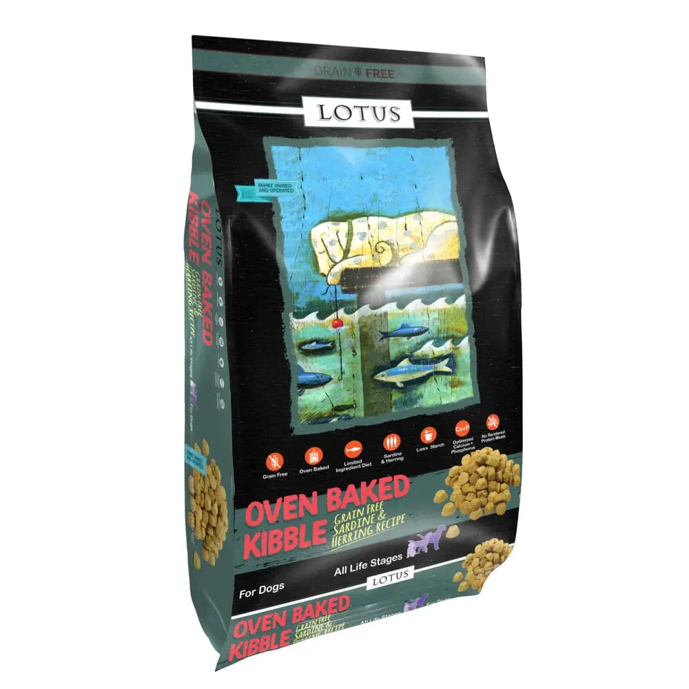 Lotus Oven-Baked Grain-Free Sardine & Herring Recipe Dry Dog Food Lotus