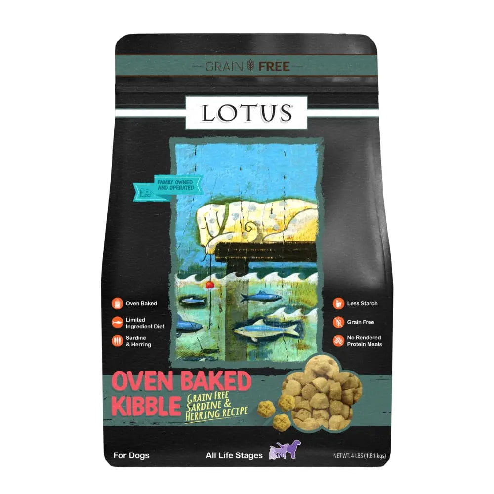 Lotus Oven-Baked Grain-Free Sardine & Herring Recipe Dry Dog Food Lotus