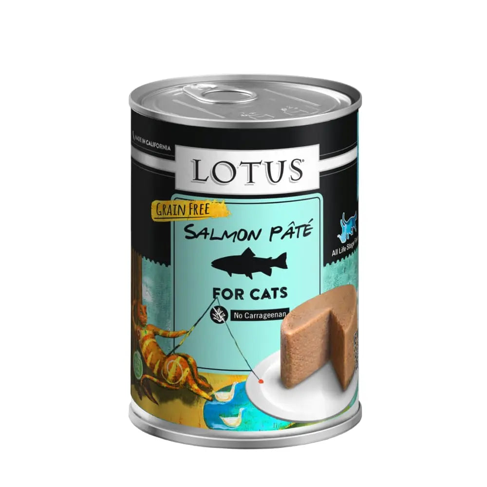 Lotus Salmon Pate Grain-Free Canned Cat Food Lotus