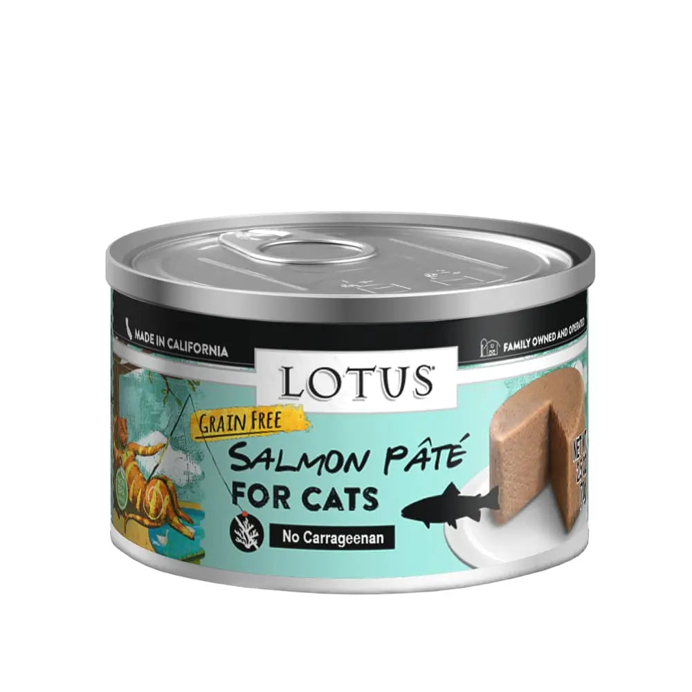 Lotus Salmon Pate Grain-Free Canned Cat Food Lotus