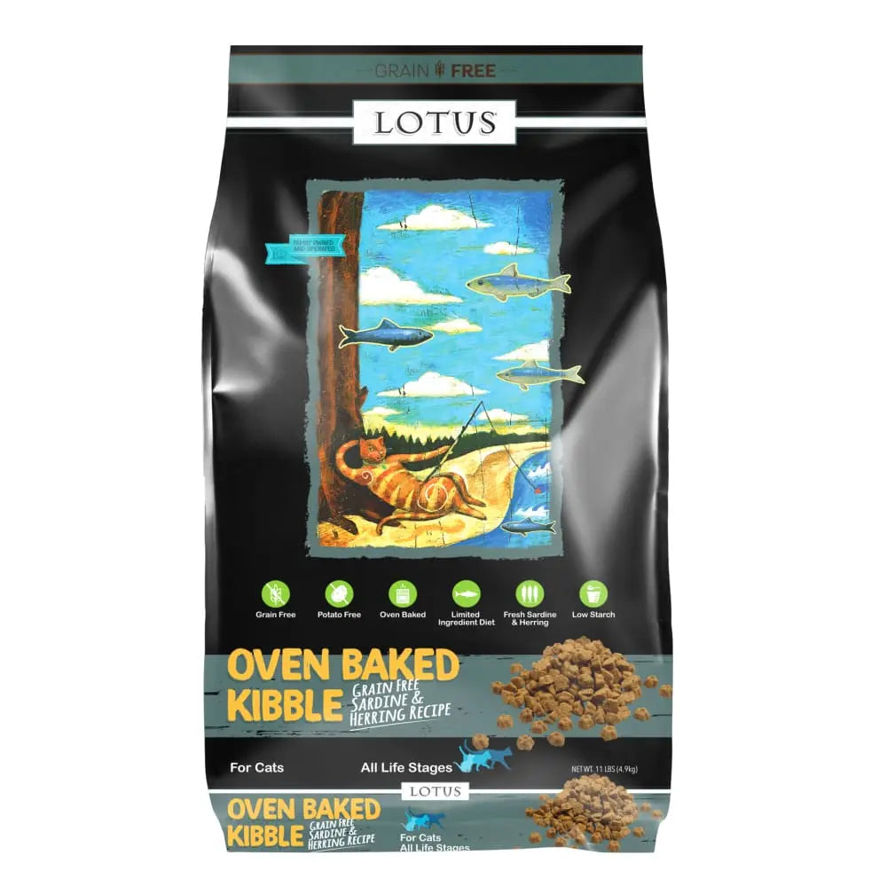 Lotus Sardine & Herring Grain-Free Dry Cat Food Lotus