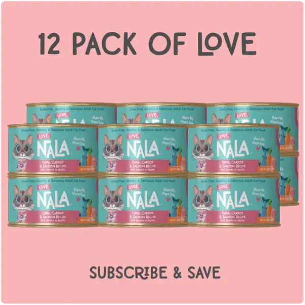 Love, Nala Tuna & Salmon Pate with Carrot Recipe Cat Food 2.8oz Love Nala