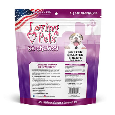 Loving Pets Be Chewsy Pig Ear Dog Treat Loving Pets