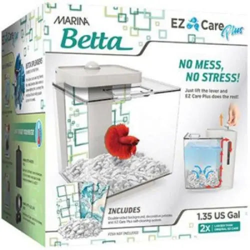 Marina Betta Fish EZ Care Plus Aquarium Kit Marina