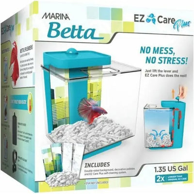 Marina Betta Fish EZ Care Plus Aquarium Kit Marina