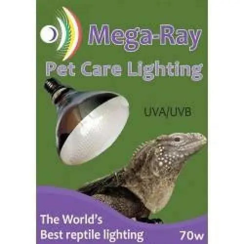 Mega-Ray Mercury Vapor Bulb Self-Ballasted Flood UVB Lamp Mega-Ray