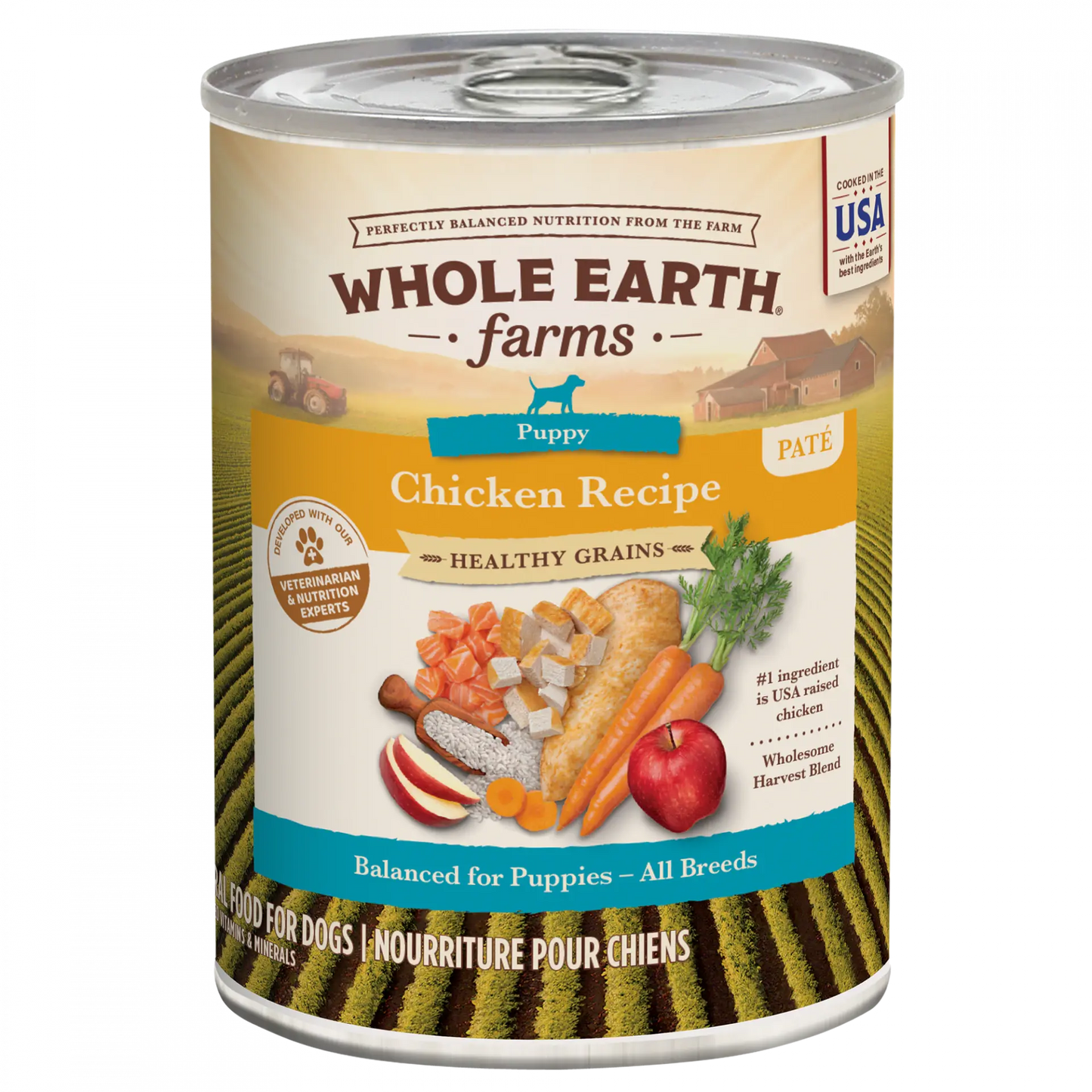 Merrick Whole Earth Farms Healthy Grains Chicken Puppy Canned Dog Food12 / 12.7 oz Whole Earth Farms®