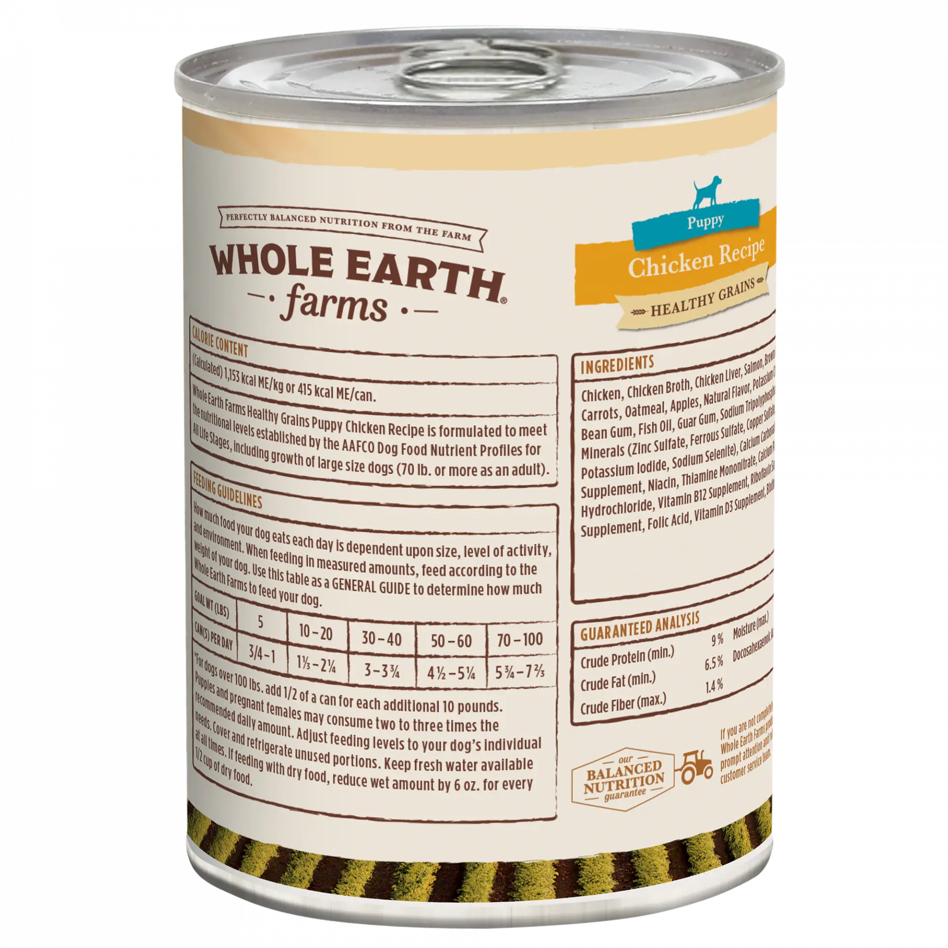 Merrick Whole Earth Farms Healthy Grains Chicken Puppy Canned Dog Food12 / 12.7 oz Whole Earth Farms®