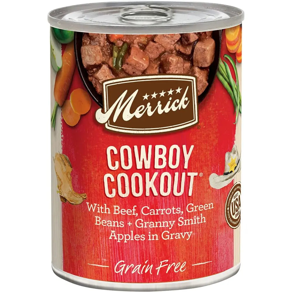 Merrick® Grain Free Cowboy Cookout® in Gravy Dog Food 12.7 Oz Merrick®