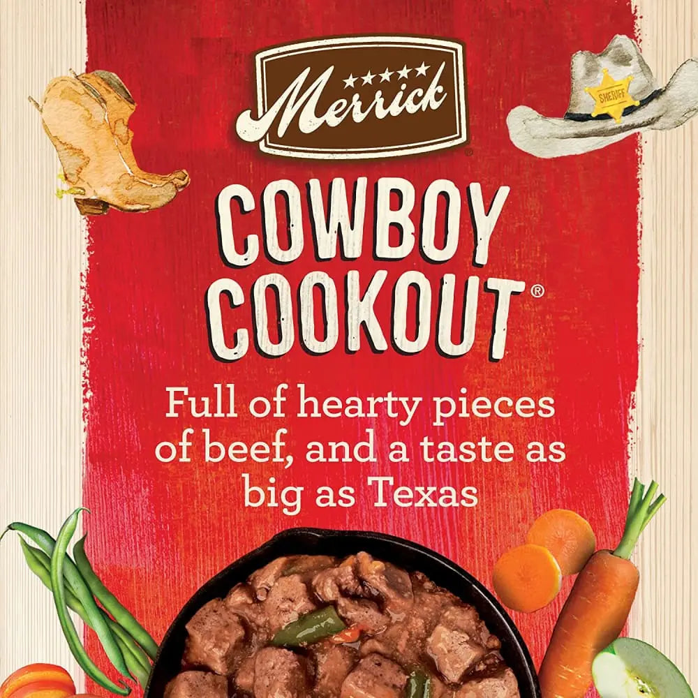 Merrick® Grain Free Cowboy Cookout® in Gravy Dog Food 12.7 Oz Merrick®