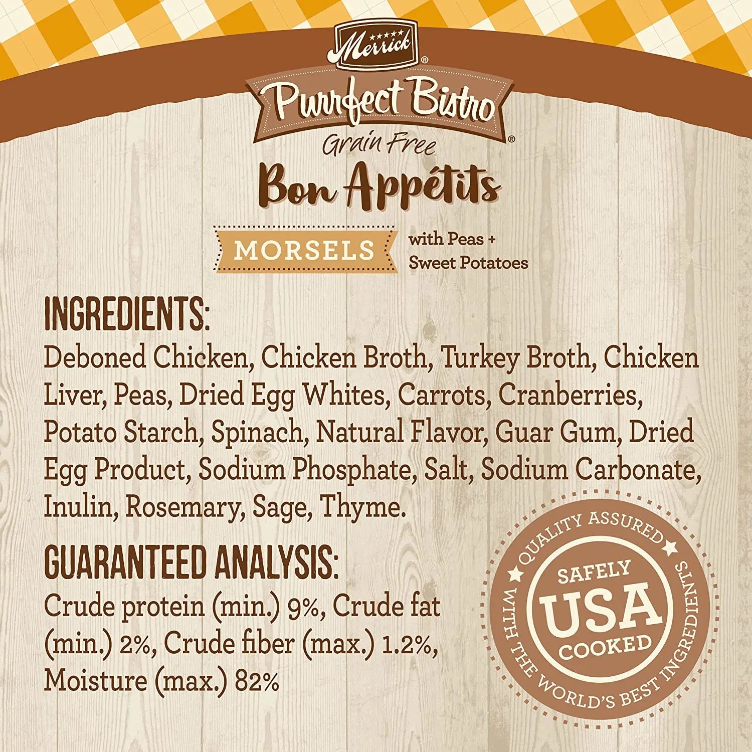 Merrick® Purrfect Bistro® Bon Appétits Grain Free Chicken Recipe Morsels in Gravy Adult Cat Food, 3 Oz Merrick®