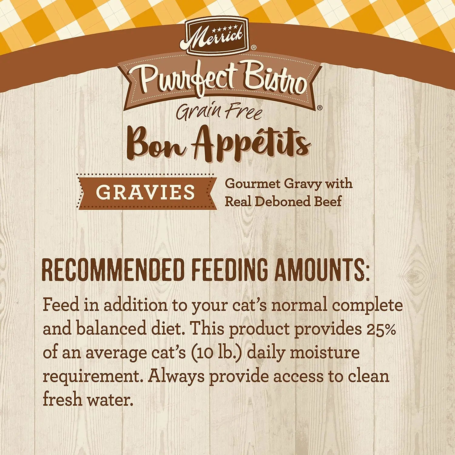 Merrick® Purrfect Bistro® Bon Appétits Grain Free Chicken Recipe Morsels in Gravy Adult Cat Food, 3 Oz Merrick®