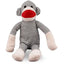 Nandog Pet Gear My BFF Collection Monkey Plush Dog Toy with Squeaker Nandog