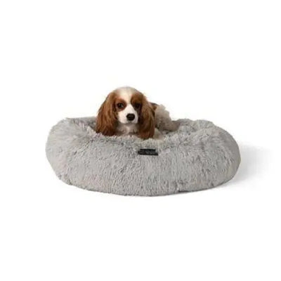 Nandog Round Shaggy Pet Bed 26 In Diameter Nandog Pet Gear WP