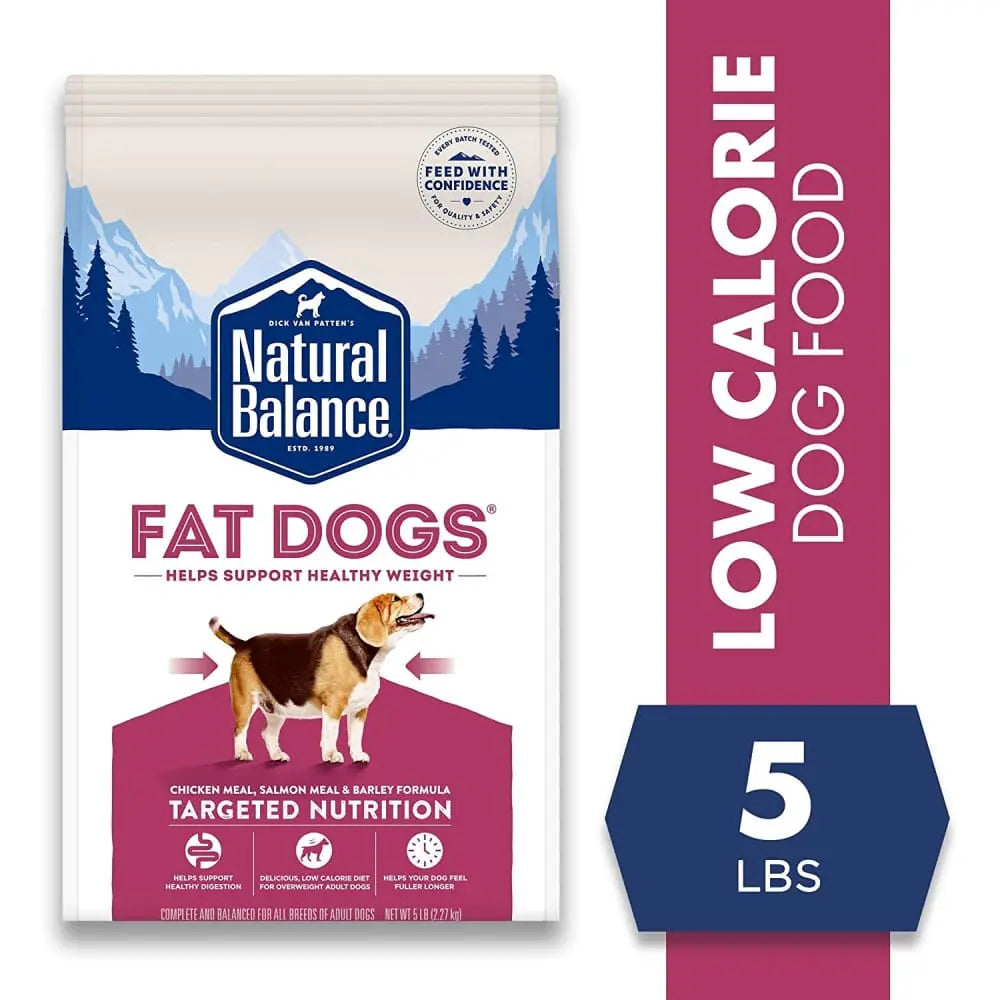 Natural Balance Pet Foods Fat Dogs Chicken & Salmon Formula Low Calorie Dry Dog Food Natural Balance CPD