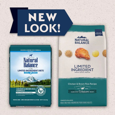 Natural Balance Pet Foods L.I.D Dry Dog Food Chicken & Brown Rice, Natural Balance